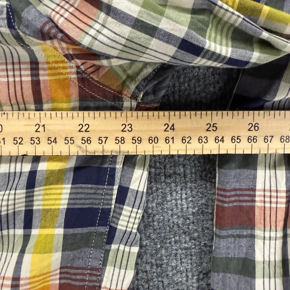 Vintage Lucky Brand‎ Shirt Mens L Sportwear Plaid Button Up Western Rodeo Cowboy